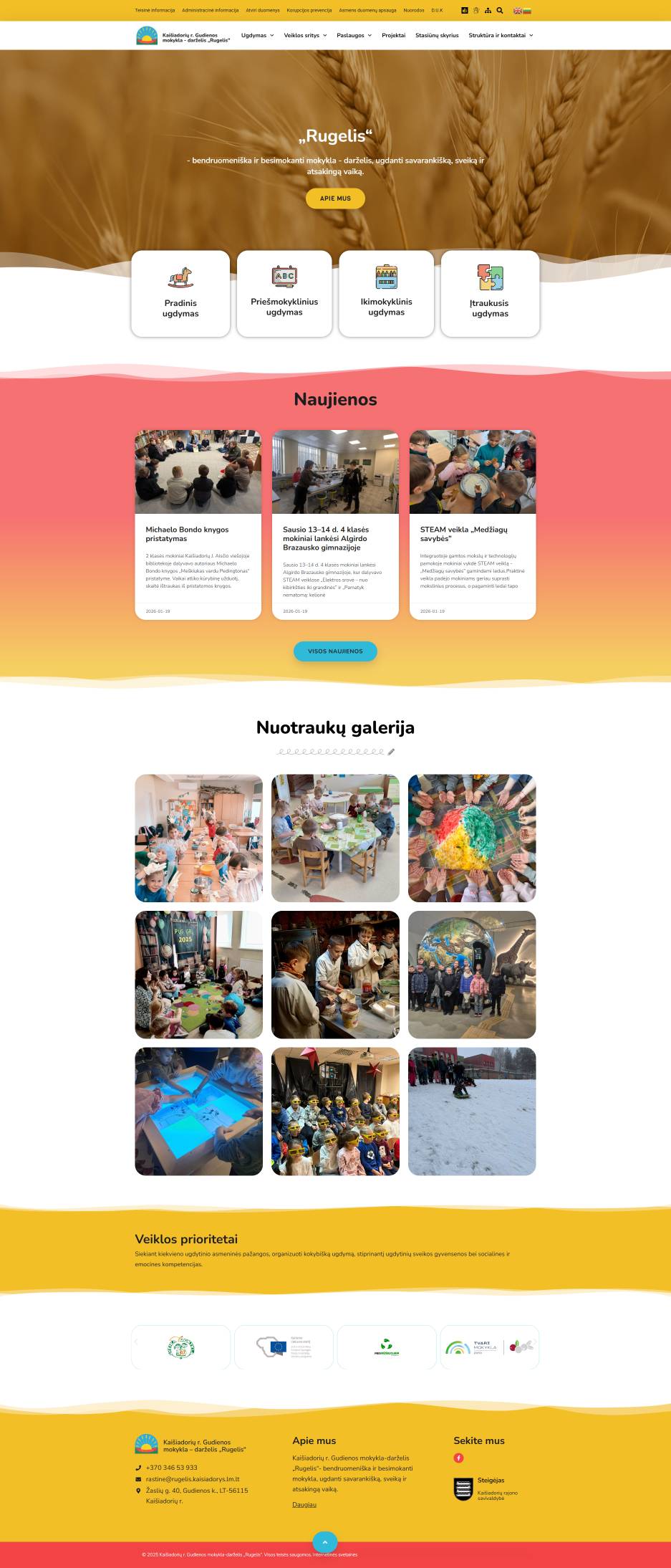 Kaišiadorių r. Gudienos mokykla-darželis Rugelis